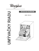 Whirlpool ADG 190 A+ Užívateľská príručka