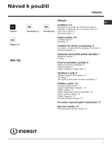 Indesit WIA 102 (EX) Užívateľská príručka