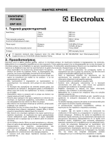 Electrolux EWT835 Používateľská príručka