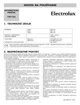 Electrolux EWT610 Používateľská príručka