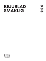 IKEA SMAKLIG Používateľská príručka