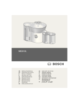 Bosch MES1030 Používateľská príručka