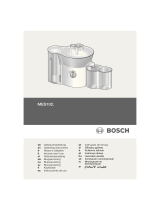 Bosch MES1020/02 Používateľská príručka