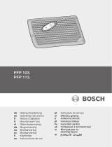 Bosch PFP1136/01 Používateľská príručka