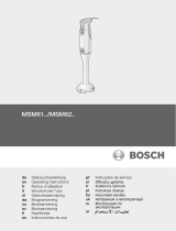 Bosch MSM6250/02 Návod na obsluhu