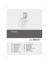 Bosch MUZ5MX1 Používateľská príručka