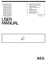 AEG KDE911422B Používateľská príručka