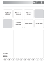 Zanussi ZGS645CTX Používateľská príručka