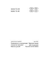 Electrolux 65857G-M Používateľská príručka