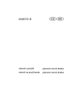 Aeg-Electrolux 65807G-B Používateľská príručka