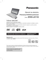 Panasonic DVDLX110 Návod na používanie