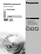 Panasonic DVDRA82 Návod na používanie