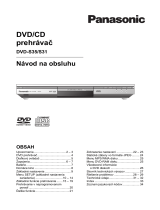Panasonic DVDS35 Návod na používanie