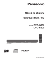 Panasonic DVDS500EP Návod na používanie