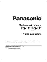 Panasonic RQL11 Návod na používanie