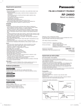 Panasonic RF2400D Návod na používanie