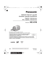 Panasonic HCV10EP Stručná príručka spustenia