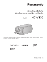 Panasonic HCV130EP Návod na používanie