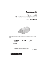 Panasonic HCV180EP Návod na používanie