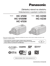 Panasonic HCV250EB Návod na používanie