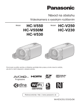 Panasonic HCV550EB Návod na používanie