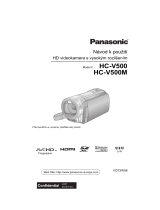 Panasonic HCV500EP Návod na používanie