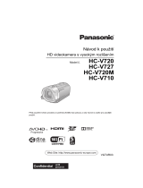 Panasonic HCV720MEP Návod na používanie