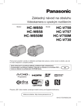 Panasonic HCW858EP Návod na používanie