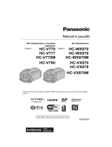 Panasonic HCVX878EP Návod na používanie