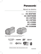 Panasonic HCVXF990 Návod na používanie