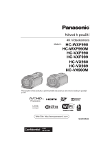 Panasonic HCVXF990EP Návod na používanie