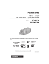 Panasonic HCW570EP Návod na používanie