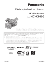 Panasonic HCX1000 Návod na používanie