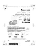 Panasonic HCX900MEP Stručná príručka spustenia