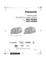 Panasonic HDCHS200 Návod na používanie