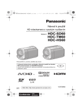 Panasonic HDCSD60 Stručná príručka spustenia