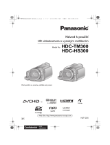 Panasonic HDCHS300 Návod na používanie