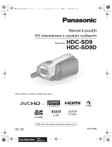 Panasonic HDCSD9D Návod na používanie