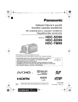 Panasonic HDCTM99EP Stručná príručka spustenia