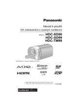 Panasonic HDCTM99EP Návod na používanie