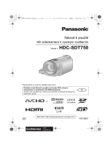 Panasonic HDCSDT750EP Stručná príručka spustenia
