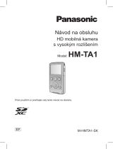 Panasonic HMTA1EP Návod na používanie