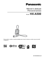 Panasonic HXA500 Návod na používanie