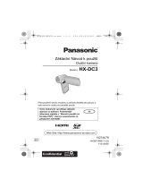 Panasonic HXDC3EP Návod na používanie