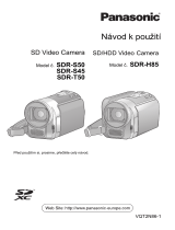 Panasonic SDRH85 Návod na používanie