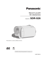 Panasonic SDRS26 Návod na používanie