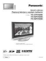 Panasonic TH37PV500E Návod na používanie