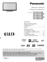 Panasonic TXP37C10E Stručná príručka spustenia