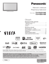 Panasonic TXP50V10E Stručná príručka spustenia