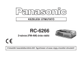 Panasonic RC6266 Návod na používanie